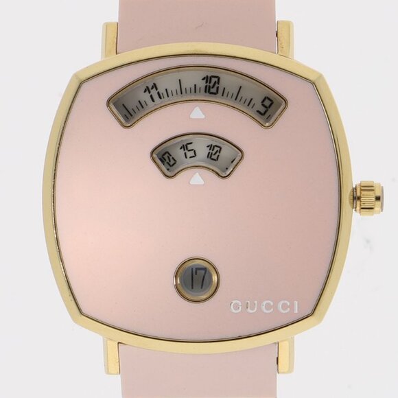 Gucci Accessories - GUCCI 157.4 Grip watch white SS QZ